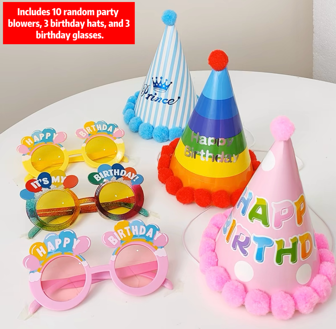 Birthday Party Fun Accessories Set