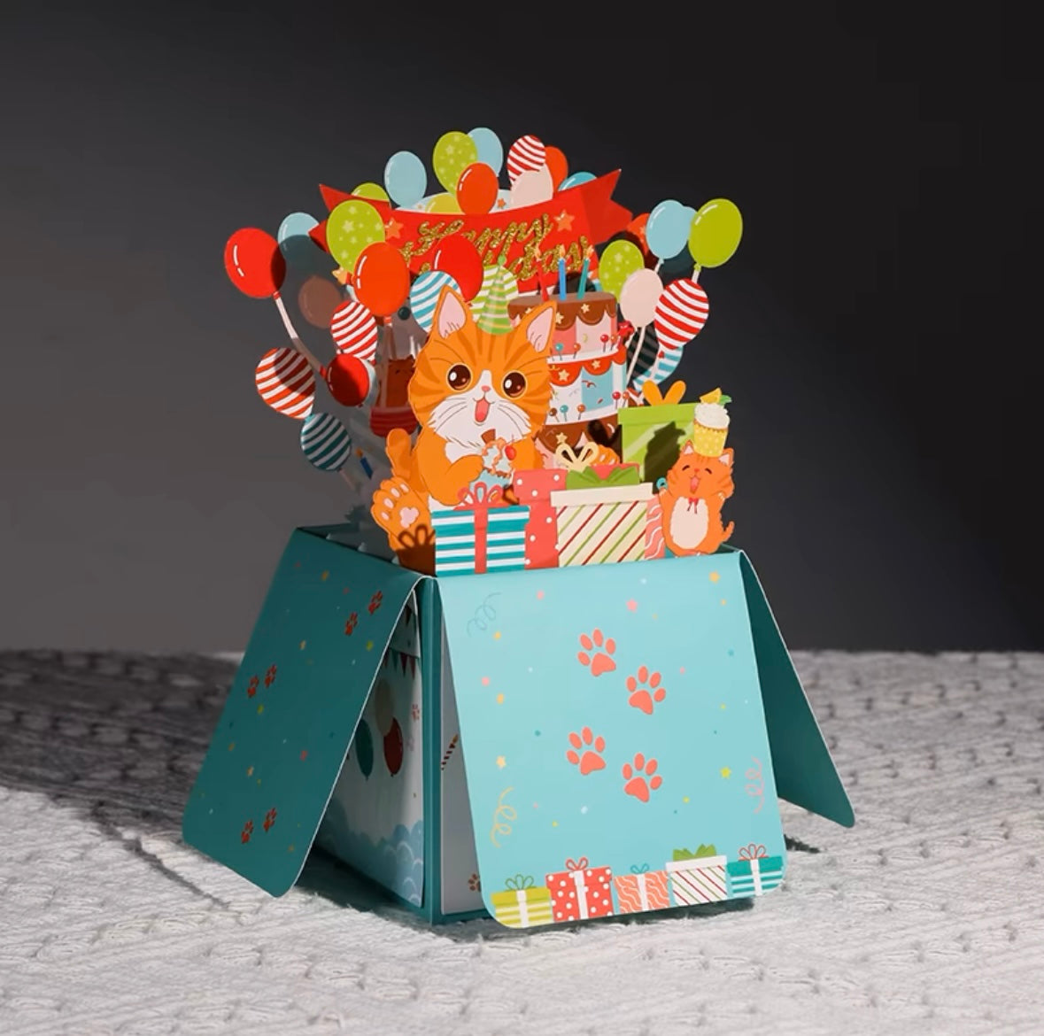 Party pop-up Box Card