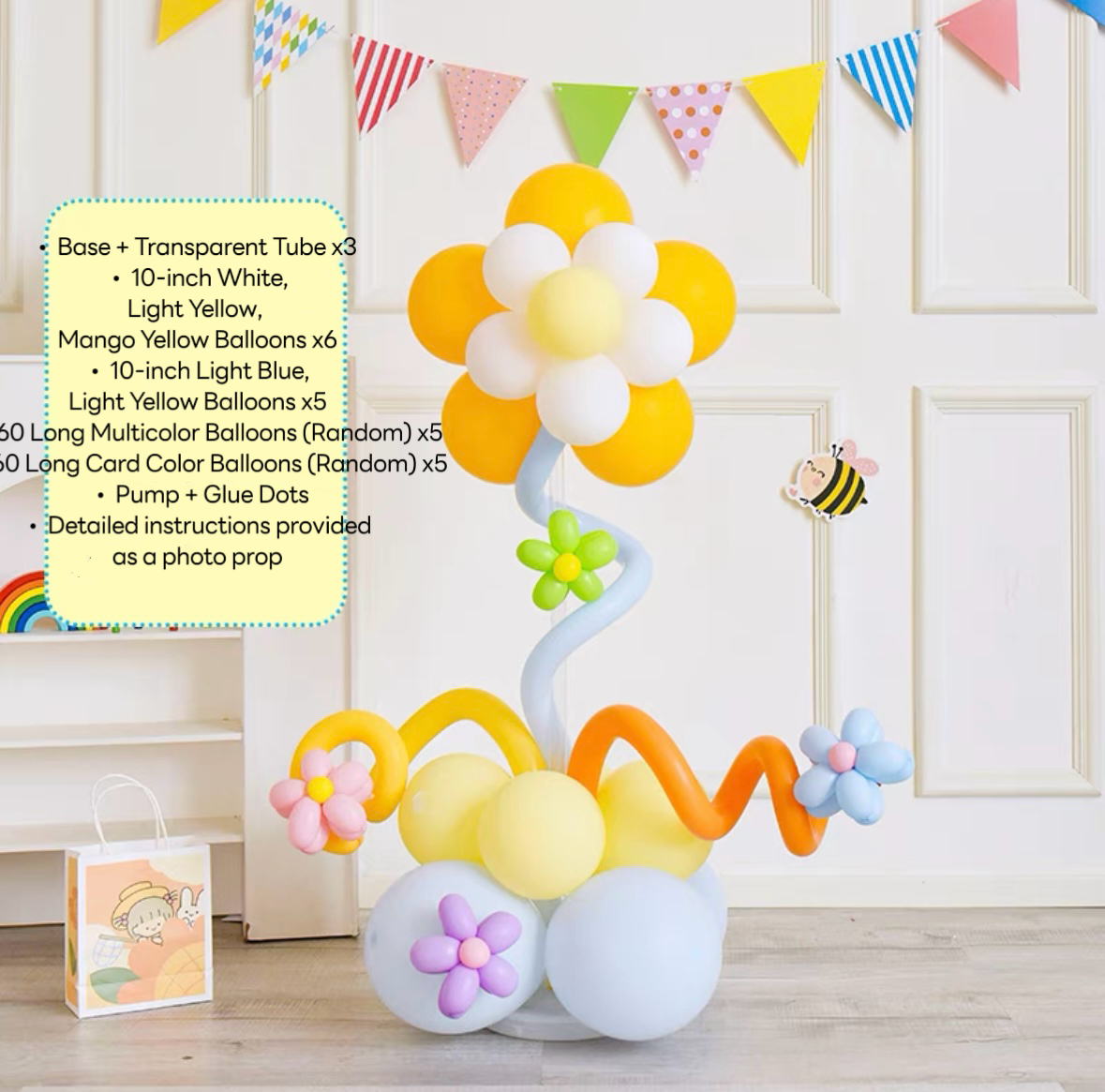 Flower Balloon Column