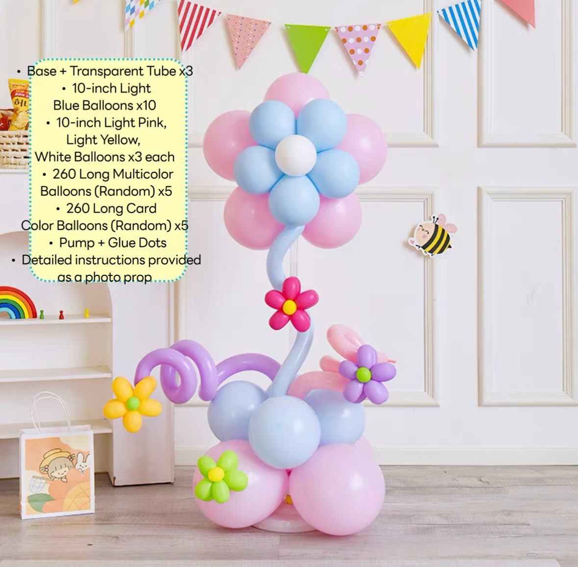 Flower Balloon Column