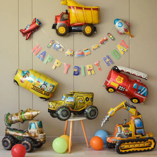 Vehicle Balloon Decoration Set