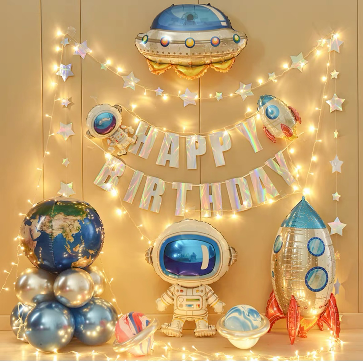 Outer Space Balloon Decoration Set