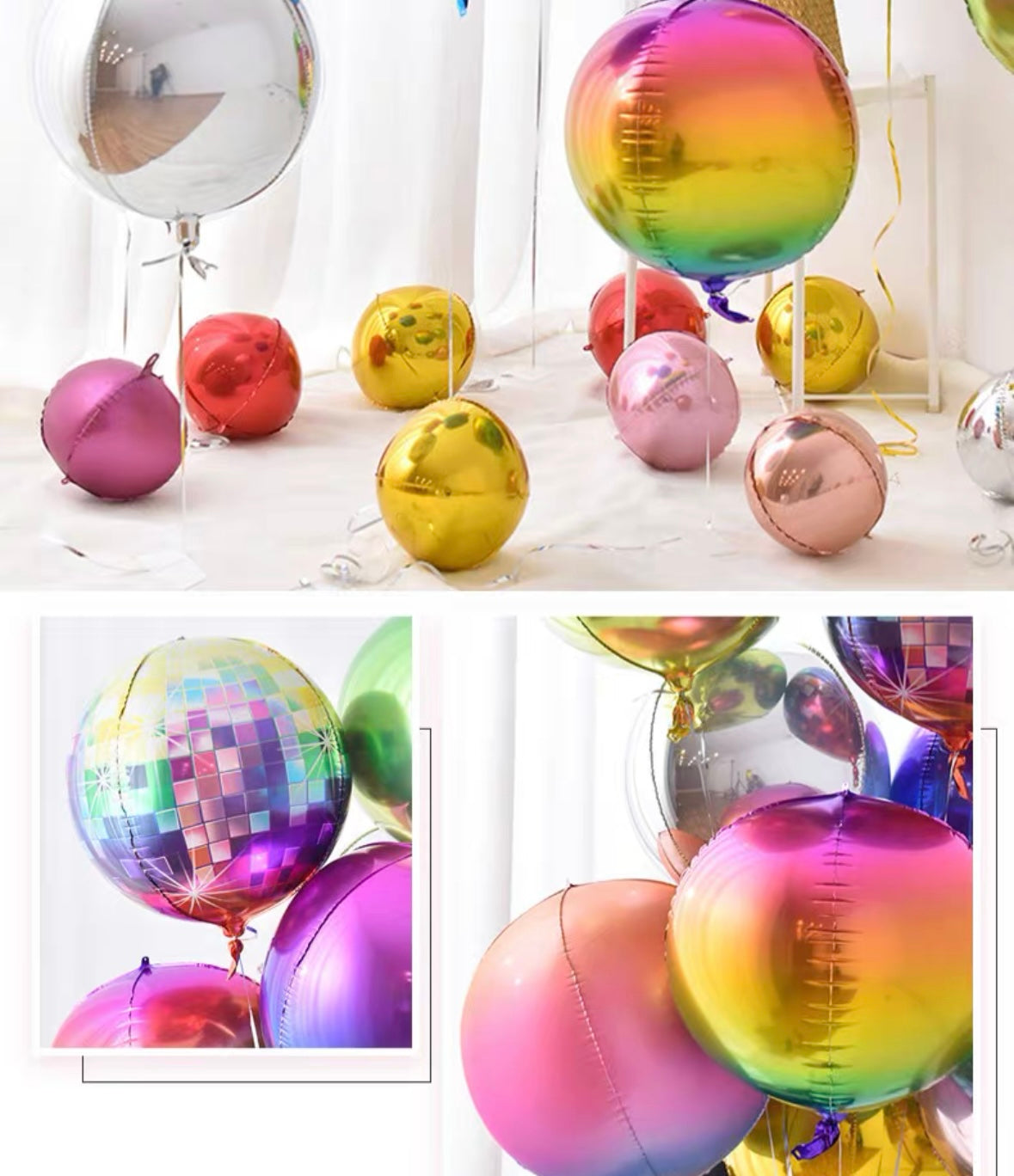 Shiny Metallic Balloons