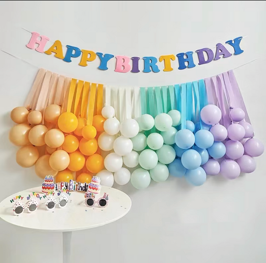 Colorful Birthday Party Decoration Set