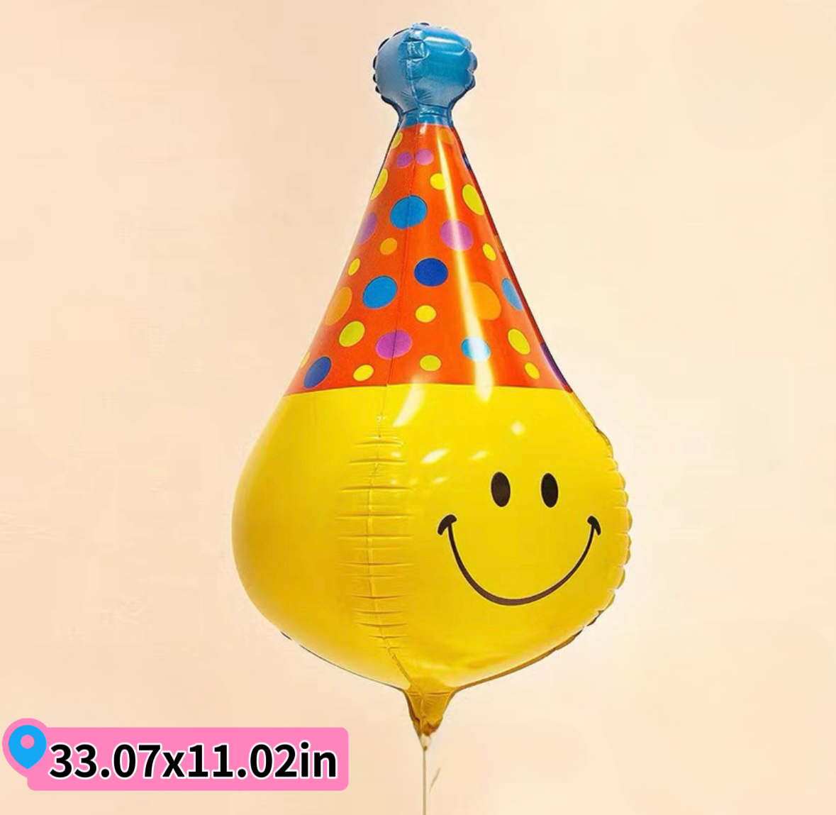 Rainbow Smiley Birthday Party Balloon Set