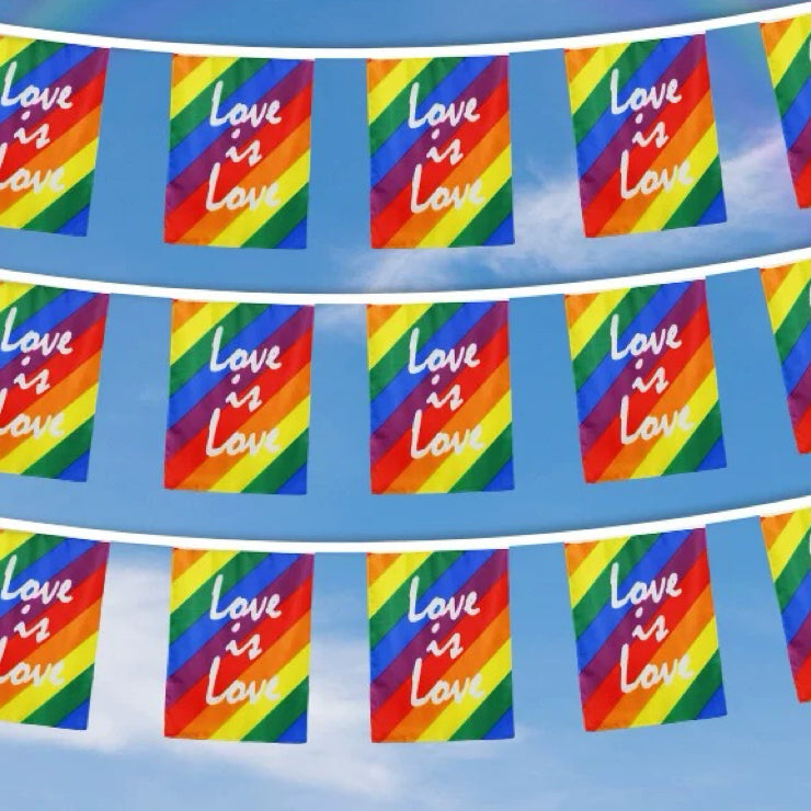 “Love is Love” rainbow flag