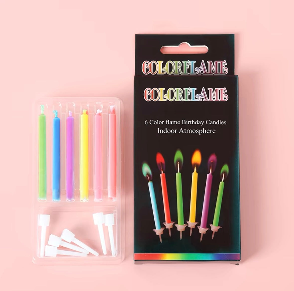 seven-colored flame candles