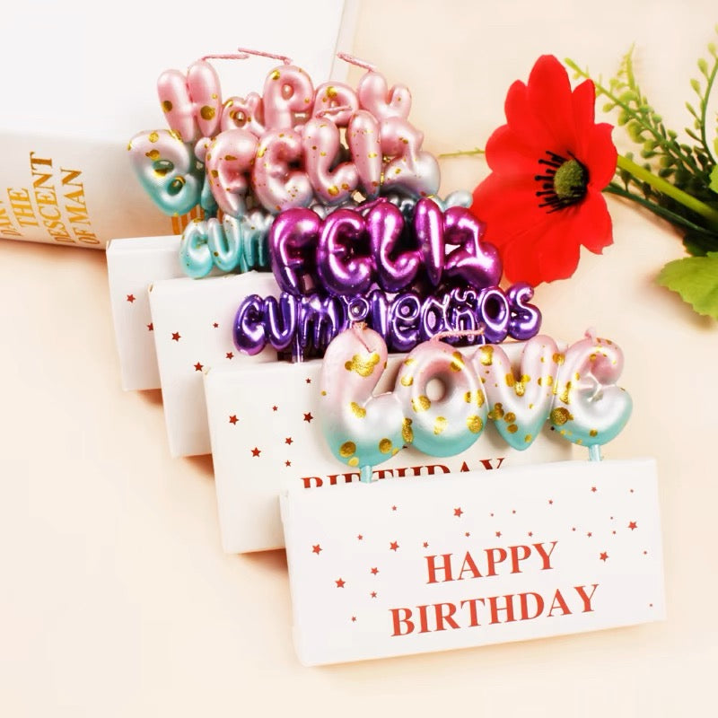 Celebration Letter Candles