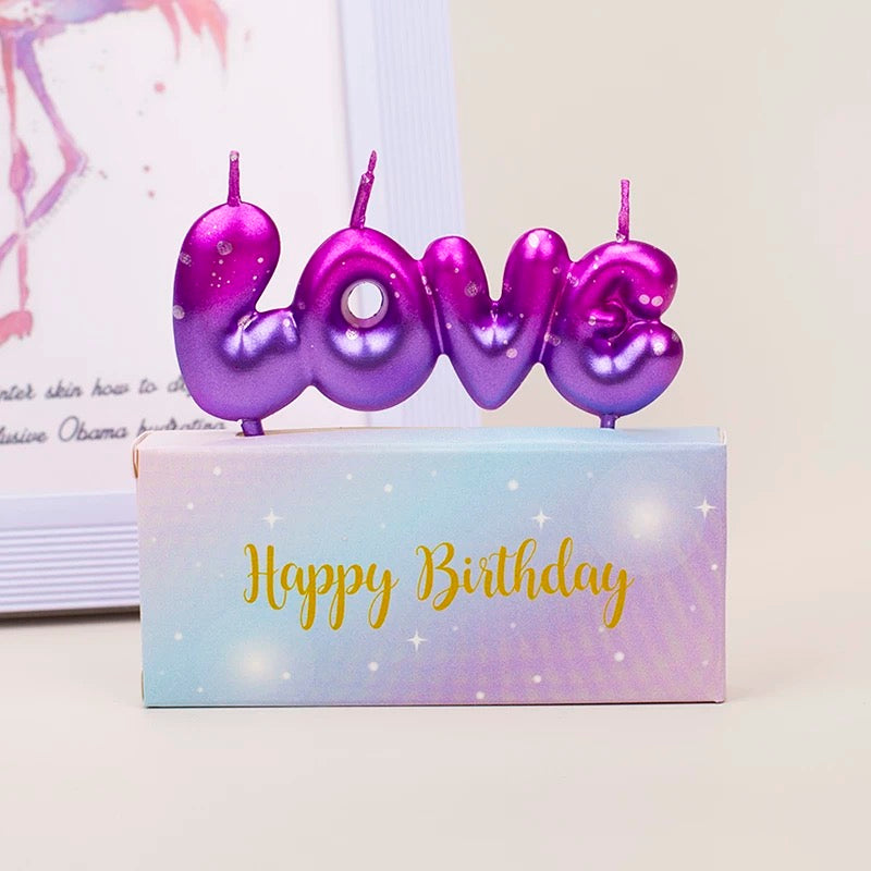 Celebration Letter Candles