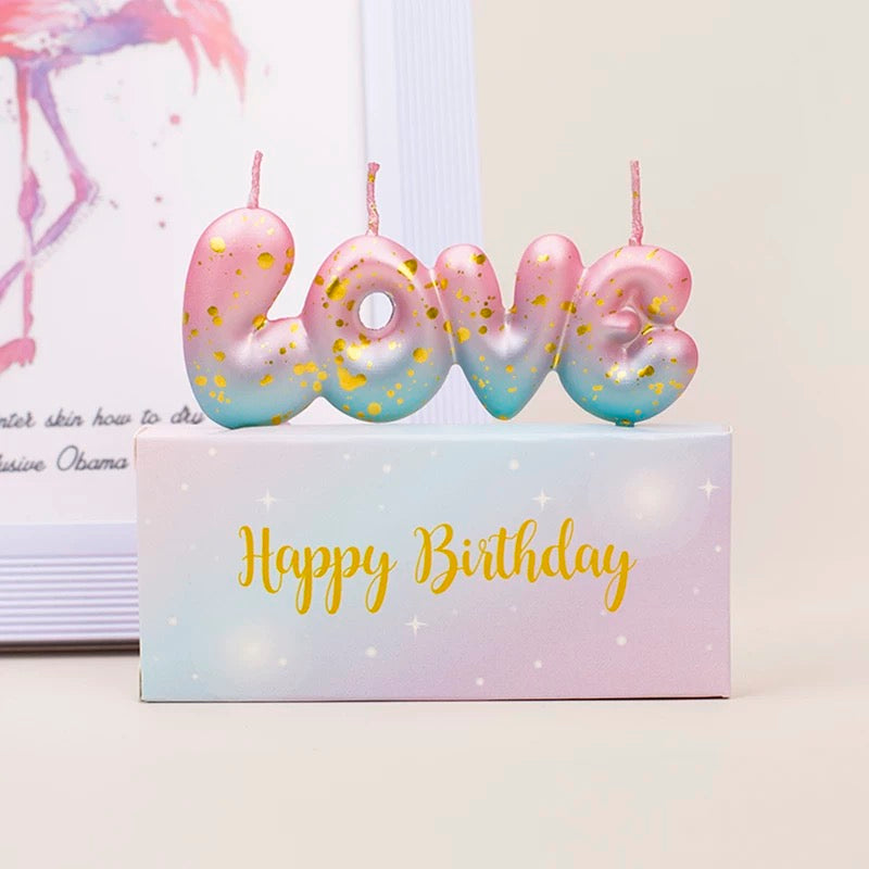 Celebration Letter Candles