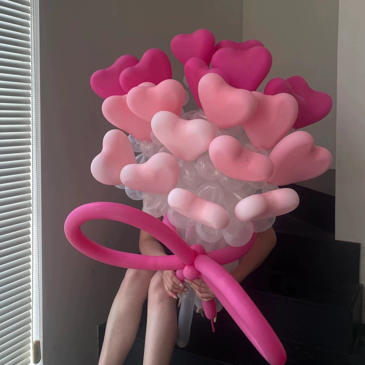 Romantic Heart Balloon Bouquet