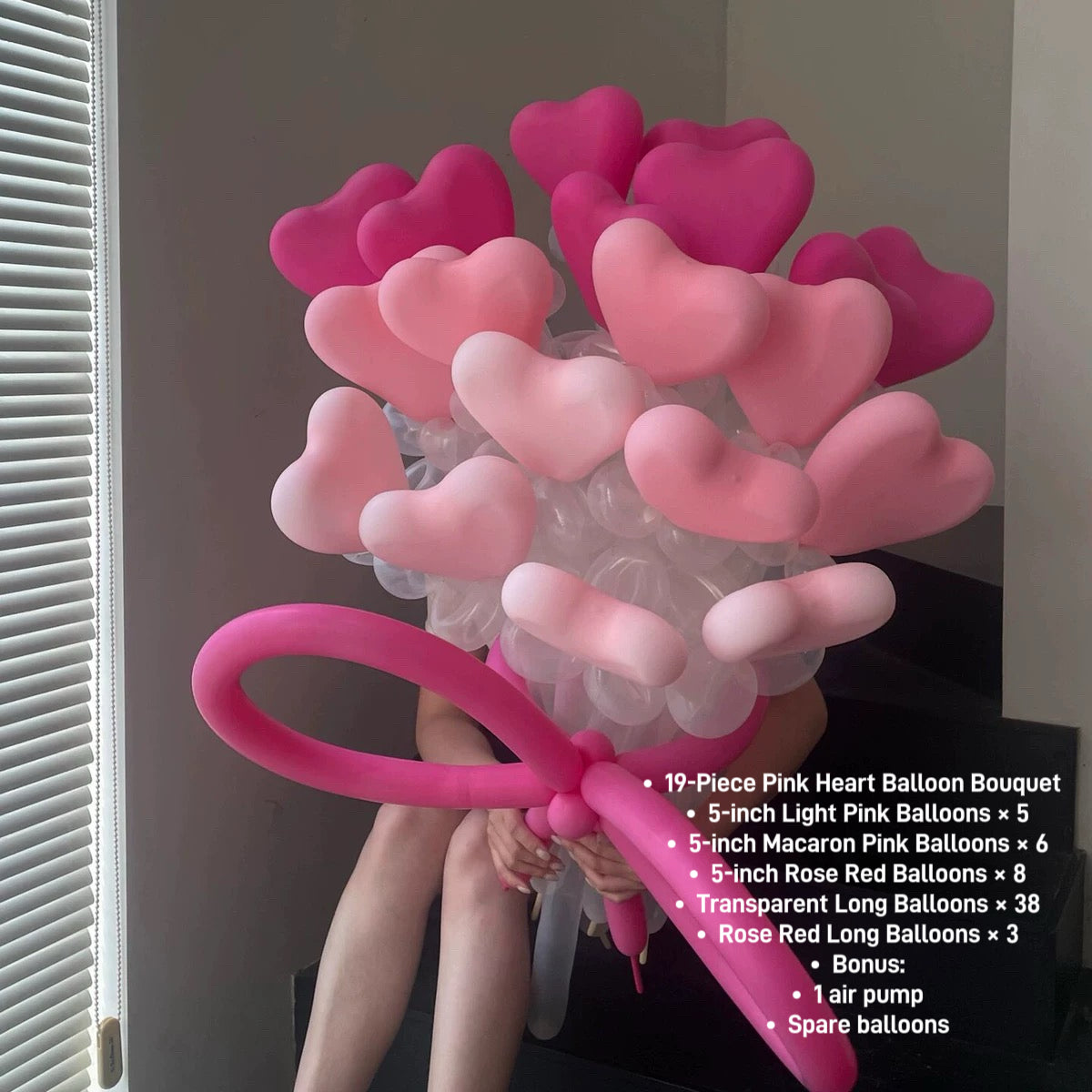 Romantic Heart Balloon Bouquet