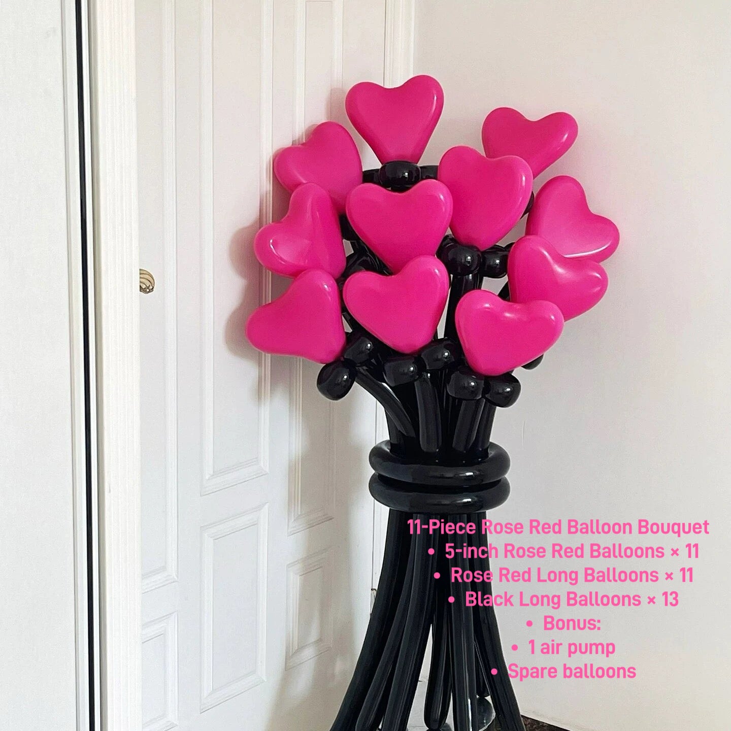 Romantic Heart Balloon Bouquet