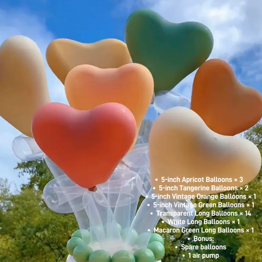 Romantic Heart Balloon Bouquet